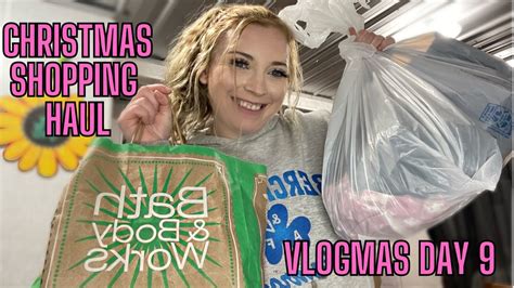 Christmas Shopping Haul Vlogmas Day 9 Youtube