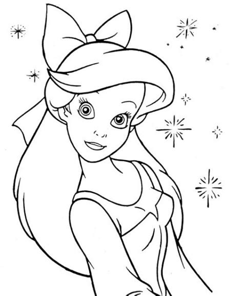 Ariel Coloring Pages Pdf