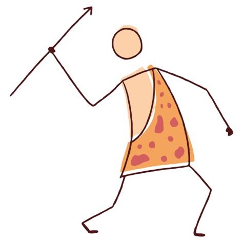 Prehistoric Caveman Naked Vector Images 63