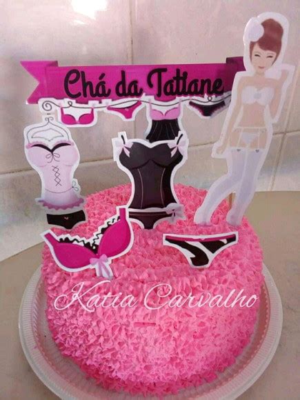 Kit Topper De Bolo Tags Topo Ch De Lingerie Elo
