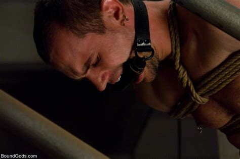 Gay Slave In Collar Gets Released From Cage XXX Dessert Picture