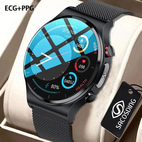 New Laser Treatment Three High Smart Watch Men Blood Sugar Ecg Ppg