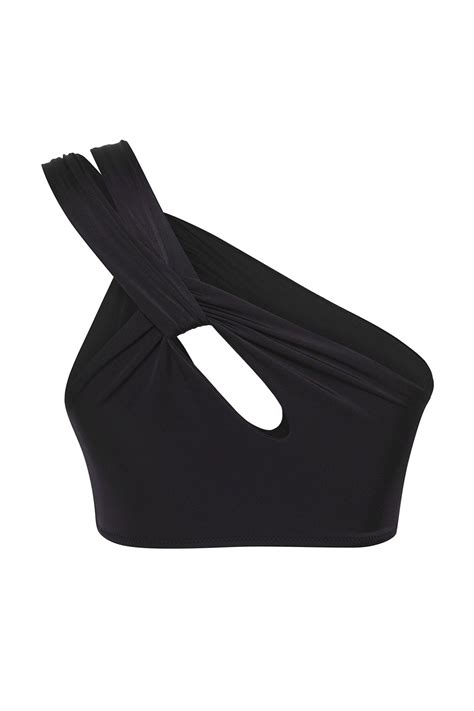 Trendyolmilla Siyah Tek Omuz Cut Out Pencereli Bikini Üstü TBESS BU Fiyatı Yorumları