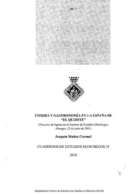 Pdf Joaqu N Mu Oz Coronel Cuadernos De Estudios Biblioteca Uclm Es