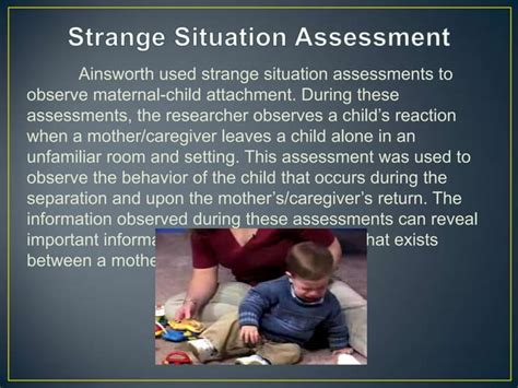 Mary Ainsworth Attachment Theory