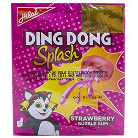 ding dong splash strawberry bubblegum pk  grocery shopping