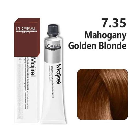Loreal Professional Majirel Hair Color 50G 7 35 Mahogany Golden Blonde TheBeautybasket In