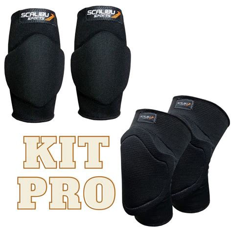 Kit Cotoveleira E Joelheira - Kit Cotoveleira Pro + Joelheira Pro - Kit PRO - Kit Joelheira e ...