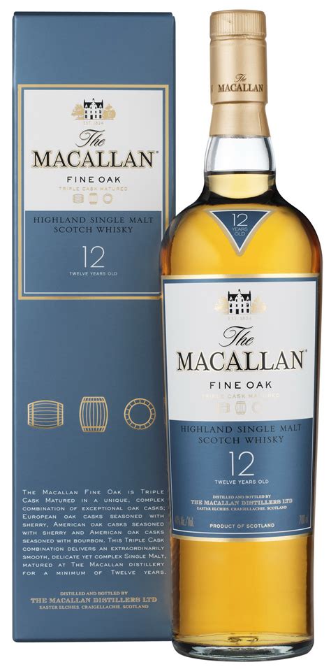 Виски Macallan 12 years Fine Oak виски Макаллан 12 лет