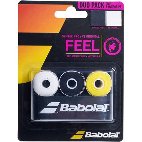 Babolat Syntec Pro Replacement + VS Original Grip Combo Pack - The ...