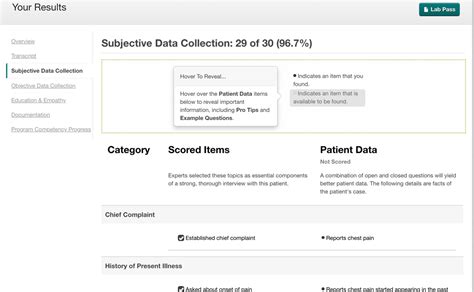 Brian Foster Chest Pain Subjective Data Your Results Lab Pass