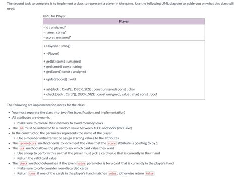 Solved The Following Are Implementation Notes For The Class