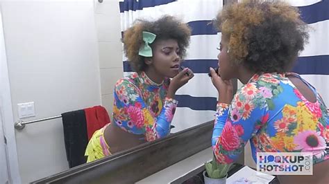 Huge White Cock Penetrates Deep Throat And Black Pussy Of Hot Ebony Babe Jai James