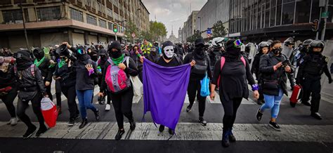 La Jornada Maya Nacional La Jornada Protestan Feministas Contra