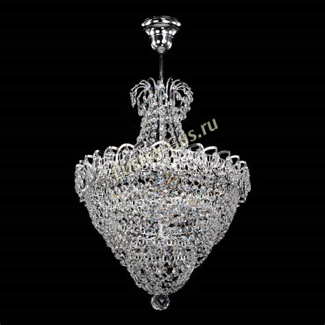 Люстра Ника Лепестки малая - 3 лампы Гусь-Хрустальный купить в интернет ...