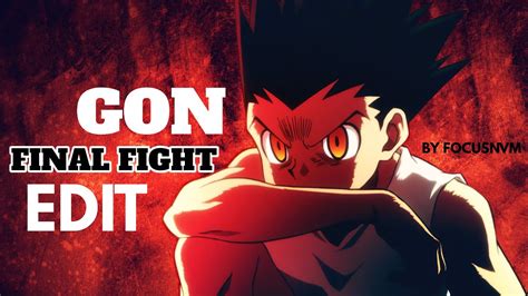 Gon Vs Pitou Edit Final Fight AMV YouTube