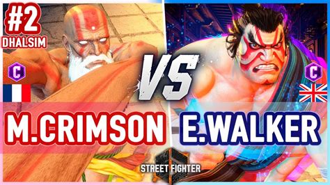 SF6 Mister Crimson Dhalsim Vs Ending Walker E Honda Street