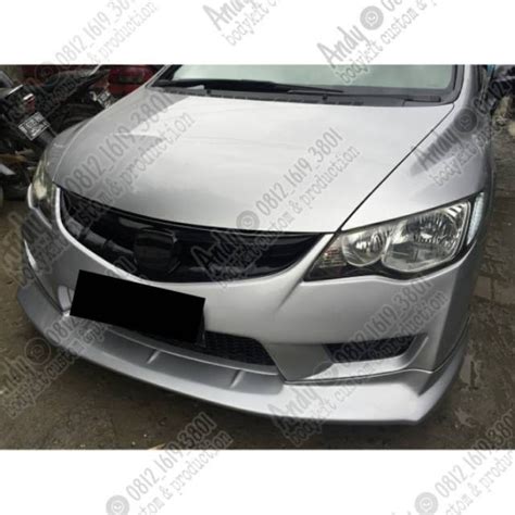 Jual BEMPER Bodykit HONDA CIVIC FD 06 12 Type R Bemper Depan Plus Lips