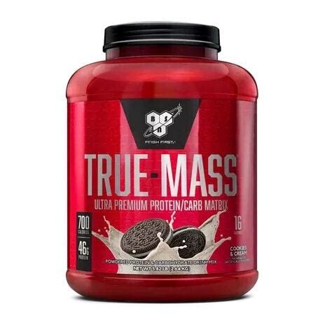 Гейнер BSN True Mass cookies & cream, 2,6 кг : інструкція + ціна в ...