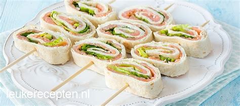 Tortilla Rolletjes Met Zalm Leuke Recepten