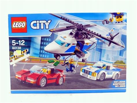 Lego City Policyjny Po Cig Z Helikopterem