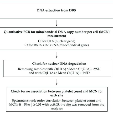 Analysis Flow For Mitochondrial Dna Copy Number Per Cell Assessment