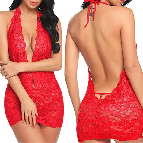 Hot Sexy Lingerie Women Lace Hollow Jumpsuit Erotic Outfits Transparent Underwear Pajamas Exotic