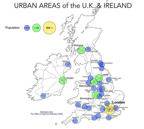Population of Cities in Britain & Ireland : r/MapPorn
