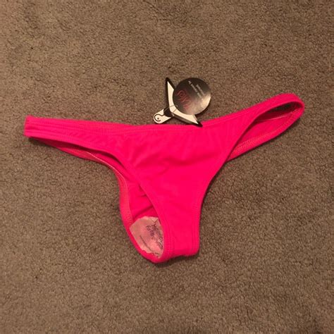 Swim Tropic Pink Off Shoulder Scrunch Butt Bikini Poshmark