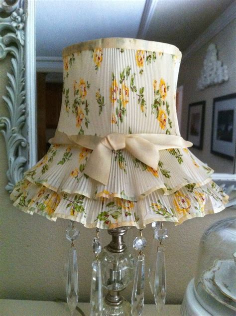 Vintage Floral Flower Lamp Shade Romantic by Shabbywhitecow