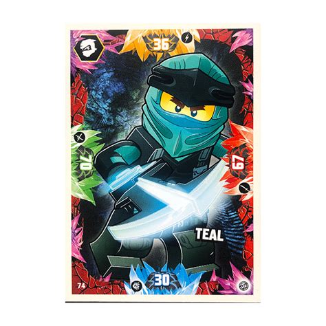 Lego Ninjago Trading Card Game English Series Teal Brick