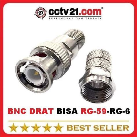 Jual Harga Grosir Connector Jack Bnc Drat Konektor Cctv Shopee Indonesia