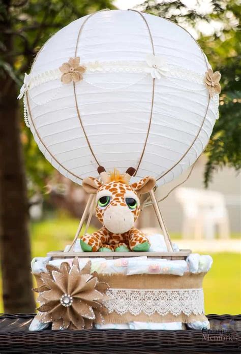 Easy Hot Air Balloon Diaper Cake For A Fabulous Baby Shower