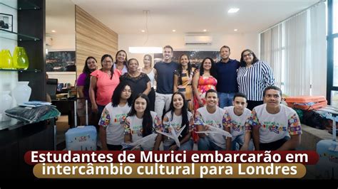 Estudantes De Murici Embarcar O Em Interc Mbio Cultural Para Londres