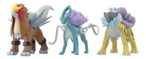 Figura Pok Mon Pok Mon Scale World Entei Suicune Raikou Meses Sin