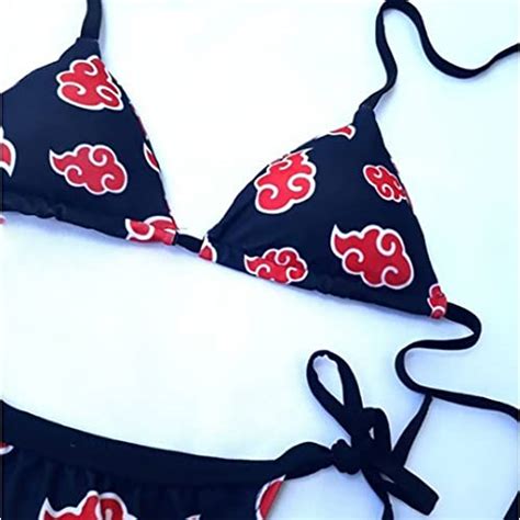Akatsuki Sexy Bikini Womens Anime Character Cosplay Swimsuit Suit