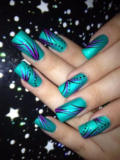 24 Amazing Purple And Teal Nail Designs Style Vp Page 5
