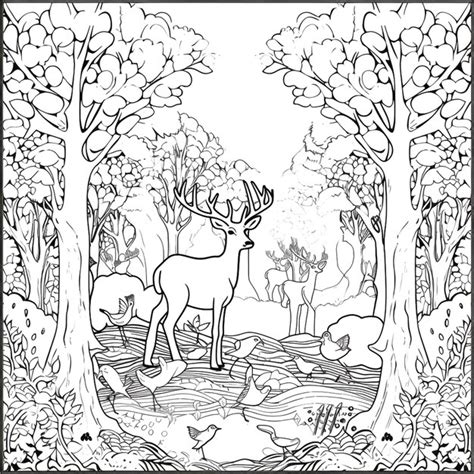 premium ai image graphic  forest