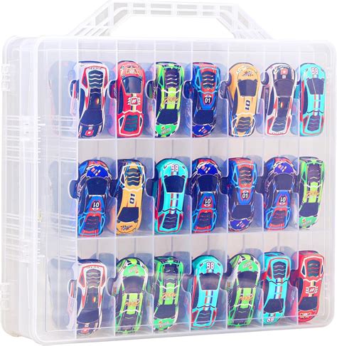 Amazon Tonylaijiantao Toy Storage Organizer Case For Hot Wheels Car For Matchbox Cars For