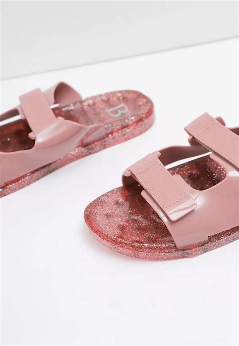 Jual Berrybenka Label Sofia Maylee Jelly Sandal Dusty Pink Original