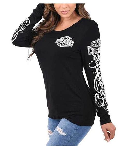 Womens Harley Davidson Long Sleeve Shirts Save Up To Syncro