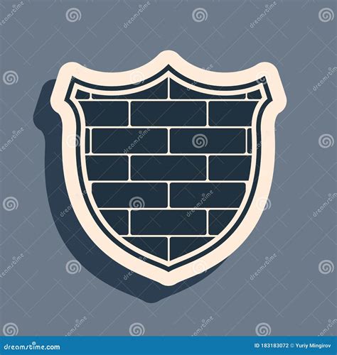 Firewall Logo Protection Logocyber Security Emblem Vector