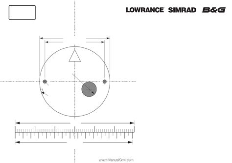 Lowrance Point-1 Antenna | Mounting Template