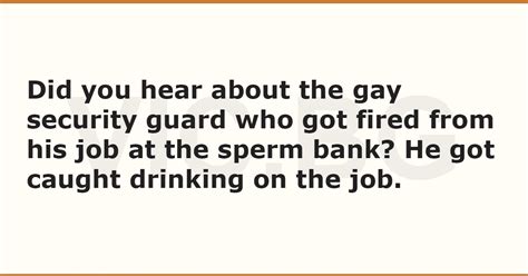 Did You Hear About The Gay Security Guard Who Got Fired From His Job At