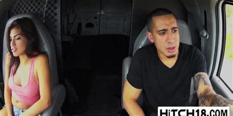 Brunette Michelle Martinez Hitchhiker Fucked In Van Michelle Rodriguez Tnaflix