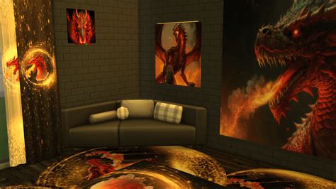 Dragon Bedroom Set Base Game The Sims 4 Build Buy Curseforge