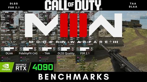 Call Of Duty Modern Warfare 3 RTX 4090 Benchmarks TAA DLAA DLSS