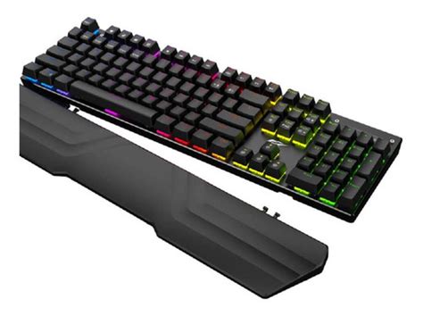 Teclado Mecanico Gamer Havit Hv Kb L Abnt Switch Azul Preto