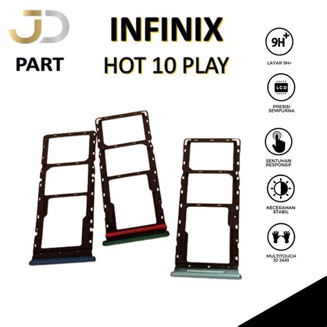 Jual SIMTRAY SIMLOCK SLOT SIM INFINIX HOT 10 PLAY X688C X688B TEMPAT KARTU SIMCARD Shopee