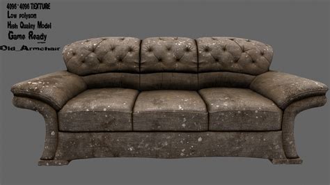 armchair 3D Model - 3DHunt.co